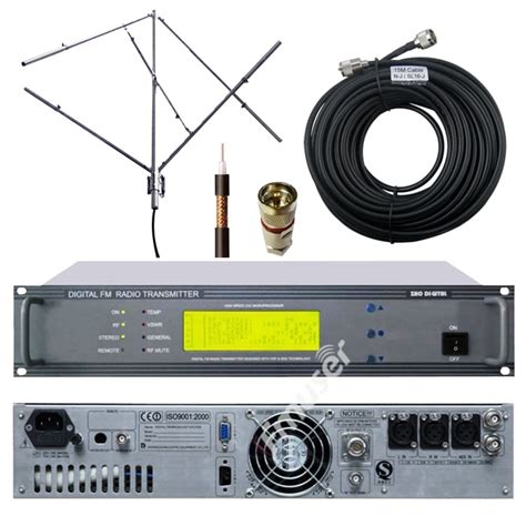 100w Fm Transmitter Kit Fu618f With 1 Bay Cp Antenna System