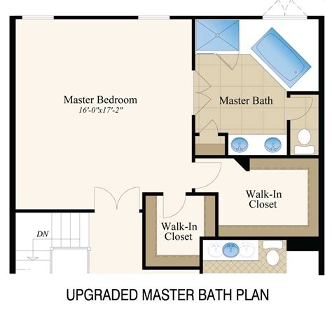 Master Bedroom And Bath Floor Plans Image To U
