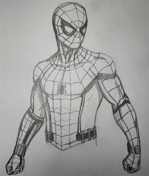 Spiderman Sketch At Explore Collection Of