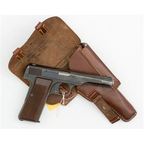 Wwii Nazi Fn Model 1922 Semi Auto Pistol With Holster Auktionen