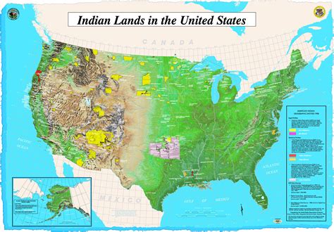 Bureau Of Indian Affairs Map Area Designations For 1997