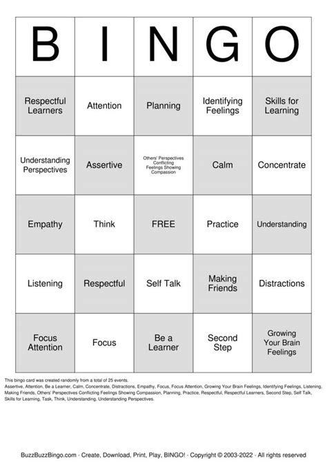 Assertiveness Bingo Cards To Download Print And Customize