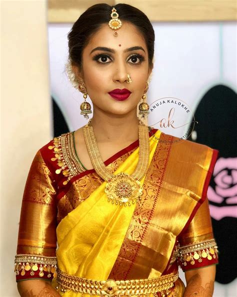 Pintrest Achyi Pattu Saree Blouse Designs Wedding Saree Blouse Designs Half Saree Designs
