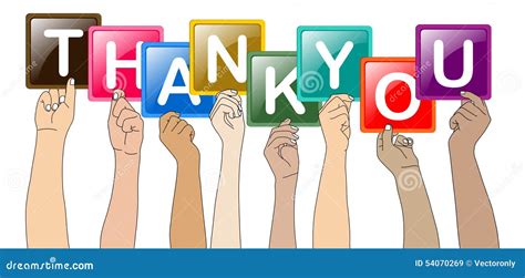Thank You Stock Vector Image 54070269