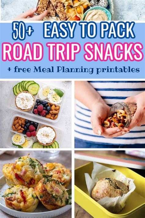 75 Easy Road Trip Snacks Road Trip Food List Healthy Road Trip Food