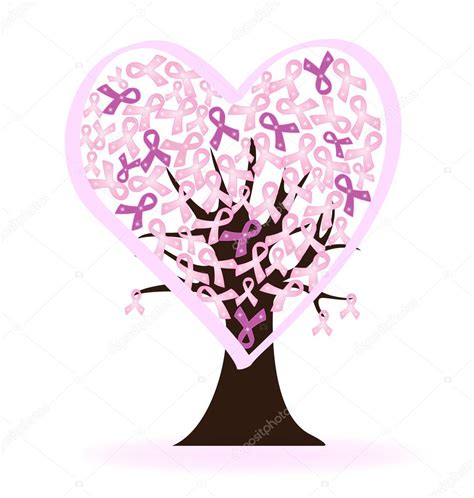 Nevertheless, people can also find the awareness when people are talking about purple ribbon, they will think about pancreatic cancer because it is the awareness ribbon for this cancer type. Breast cancer logo awareness ribbons symbol — Stock Vector ...