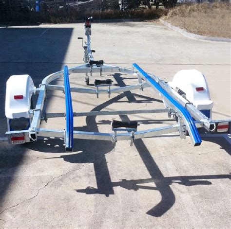 55m Skid Type Boat Trailer China Small Boat Trailer And Galvanized