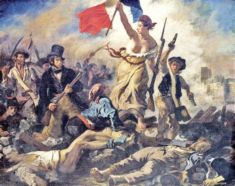 La Liberté Guidant Le Peuple 1830 Par Eugène Delacroix 1798 1863