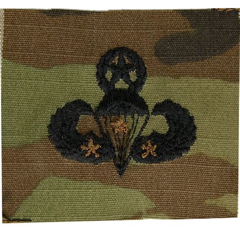 Army Master Combat Parachutist 3rd Award Badge Sew On Ocp Ocp