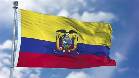 Ecuador Flag Animation Stock Motion Graphics Motion Array