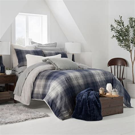 Ugg Plaid Reversible Duvet Cover Grey Bedroom Ideas Master Bedroom