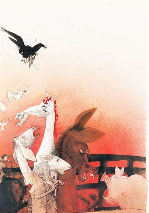 Animal farm was one of orwell's finest works, full of wit and fantasy and admirably written. Ralph Steadman's Illustrations for George Orwell's Animal ...
