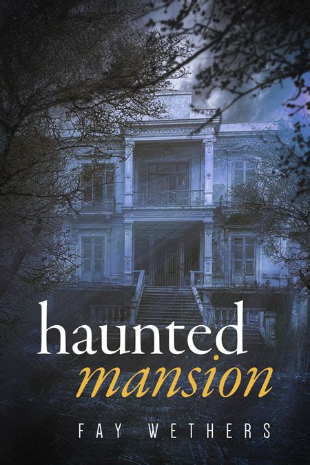 Haunted Mansion Horror Book Cover For Sale
