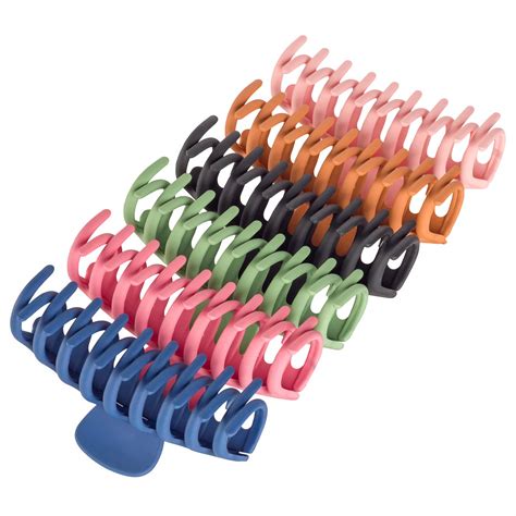 6 colors large hair claw clips 4 4 inch matte nonslip big claw clips for women thin
