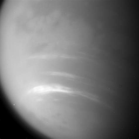 Check Out These Stunning Methane Clouds On Titan Iflscience