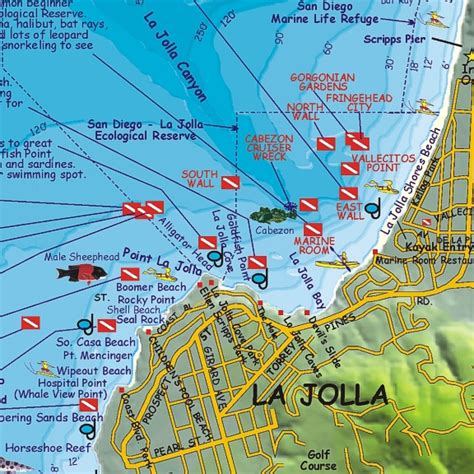 La Jolla California Map Topographic Map Of Usa With States