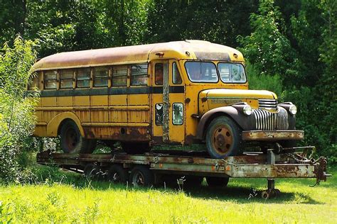 Old Schoolbus Photograph By Keith Bass Fine Art America