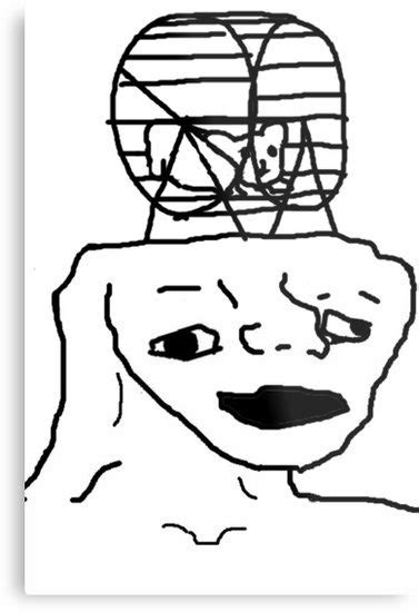 Please fit the puzzle piece carefully 拖动了。 仔细将 crypto meme history: Wojak Dumb Face Meme