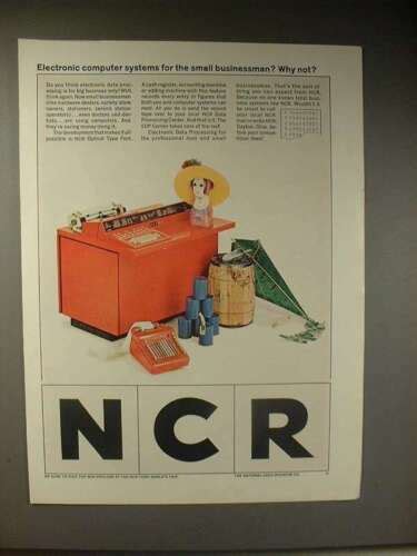 1964 Ncr 315 Computer Ad For The Small Businessman Ebay