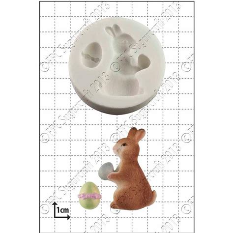Easter Bunny Silicone Mould By Cake Craft Company