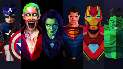 1920x1080 Marvel And Dc Artwork Laptop Full Hd 1080p Hd 4k Wallpapers