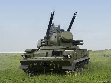 Air Defence Gunmissile System 2k22m1 Tunguska M1