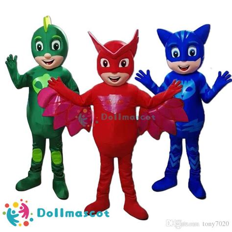 Pj Masks Mascot Costume Cosplay Party Dollmascot