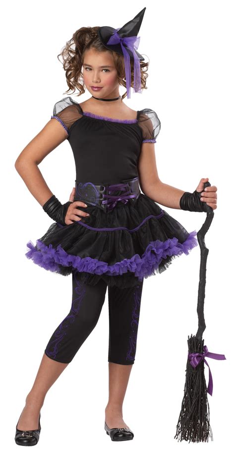 Deluxe Stardust Witch Girls Ages 6 12 Halloween Fancy Dress Kids Childs