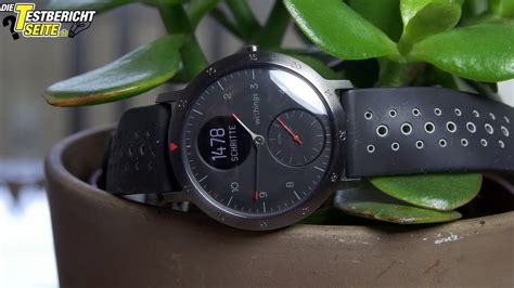 Withings steel hr sport is a hybrid smartwatch, black, 40mm. Withings Steel HR SPORT im Test: Stylische Hybrid ...