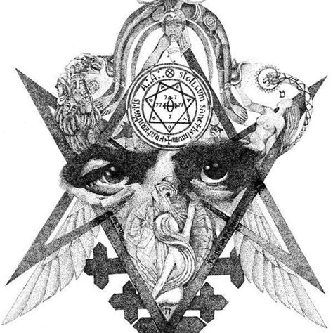 Aleister Crowley Unicursal Hexagram Argentum Astrum Order Occult