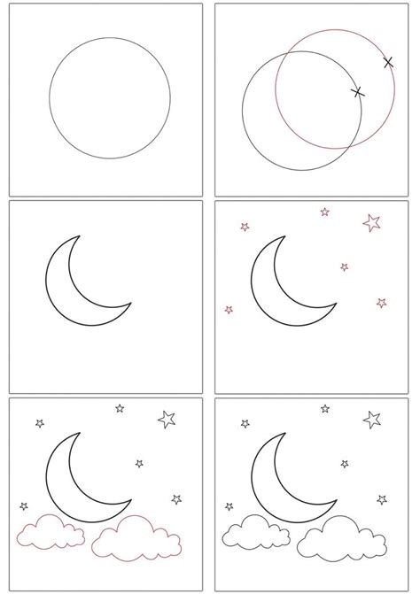 How To Draw A Moon A Step By Step Guide Ihsanpedia