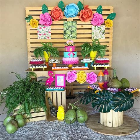 Festa Tropical ideias e tutoriais cheios de alegria e cores Festa tropical Decorações