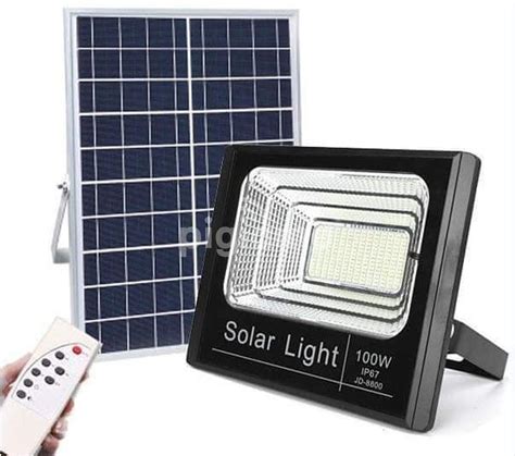 100 Watts Solar Led Flood Light 100w Outdoor Solar Lighting In Nairobi