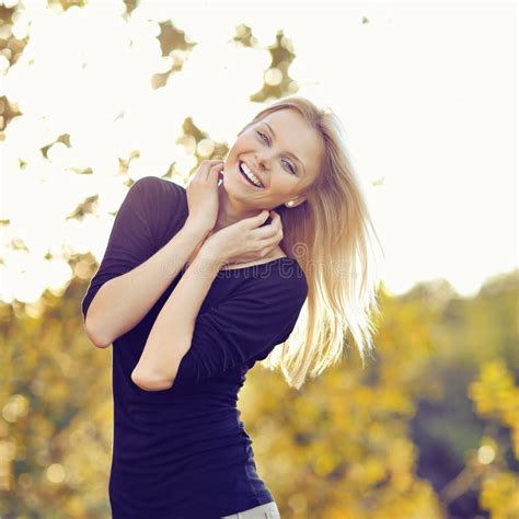 Beautiful Young Woman Smiling Stock Image Image Of Lady Elegant 53963793