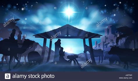A man named elijah prophesies a dire fate should ishmael and queequeg join ahab. Christmas Christian Nativity Scene of baby Jesus in the ...