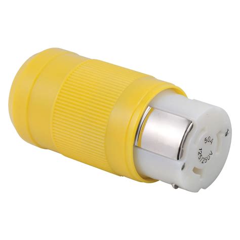 Mates to cs6365 type plug. ParkPower® 6364CRV - 50A 125/250V Female Connector
