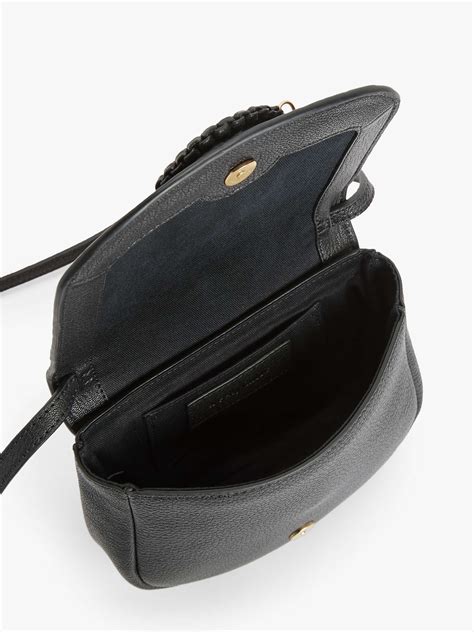See By Chloé Mini Hana Leather Satchel Bag Black At John Lewis And Partners