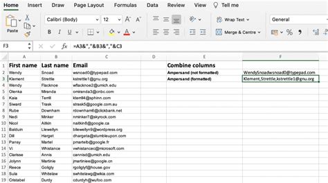 Mail Merge Data From Multiple Columns From Excel Into Word Table In