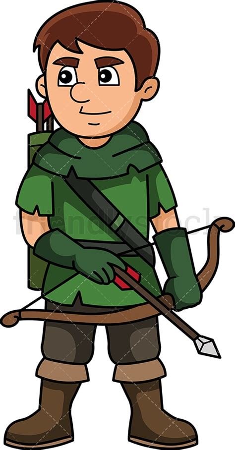 Medeaval Archer Clipart