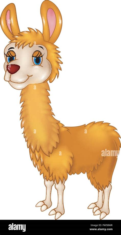 Llama Cartoon Stock Vector Image And Art Alamy