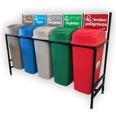 Lista Foto Botes De Basura Para Reciclar Colores Actualizar