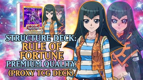Structure Deck Carly Carmine Rule Of Fortune Premium Quality Proxy Orica Tcg Deck Youtube