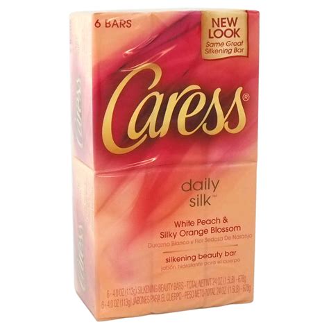 Daily Silk Beauty Bar By Caress For Unisex 6 X 425 Oz Soap