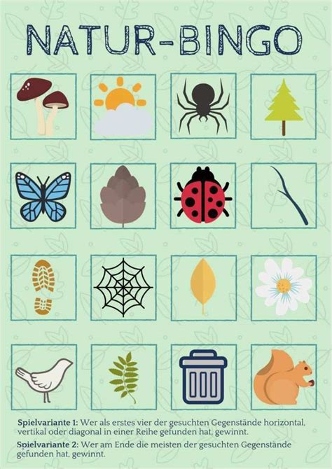 Würfel bingo das bingo spiel für senioren senioren leben. Bingo Vorlage Zum Ausdrucken Neu Mit Kindern Natur Entdecken Naturbingo Ein | siwicadilly.com