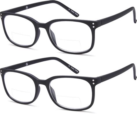 Altec Vision Bifocal Reading Glasses 2 Pairs Men N Women Bifocal Readers 200