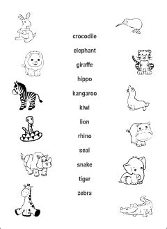 Identify the animals in this printable worksheet by circling the correct pictures. Preschool Wild Animals Worksheet For Nursery - Preschool ...