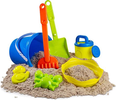 7 Pc Kids Beach Toys Set Beach Toy Sand Set For Kids Sand Play Set