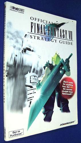 Official Final Fantasy Vii Strategy Guide Playstation Version V 1