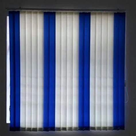 White And Blue Pvc Vertical Window Blinds At Rs 85sq Ft In Bah Id