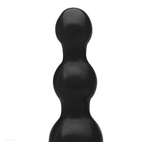 Tantus Ripple Large Silicone Butt Plug Black Sex Toys At Adult Empire